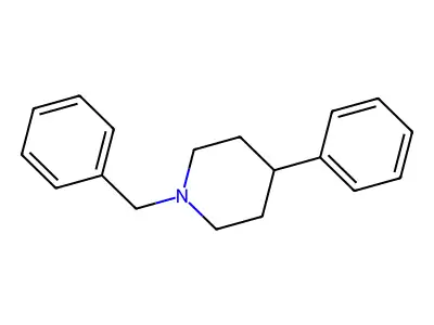 Piperidine, 1-benzyl-4-phenyl- structure