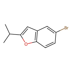 5-Bromo-2-(propan-2-yl)-1-benzofuran structure
