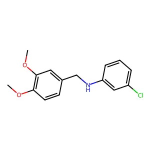 N-(3-Chlorophenyl)veratrylamine structure
