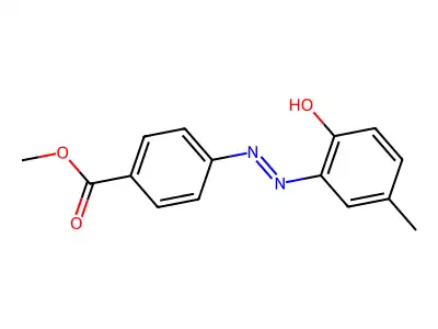 Methyl 4-(2-hydroxy-5-methylphenylazo)benzoate structure