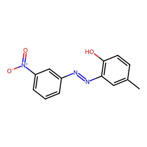 2-Hydroxy-5-methyl-3'-nitroazobenzene structure