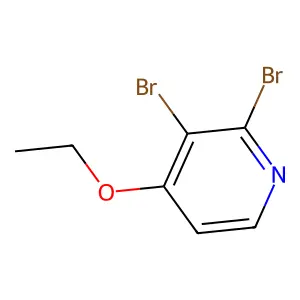 2,3-Dibromo-4-ethoxypyridine structure