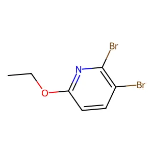 5,6-Dibromopyridin-2-yl ethyl ether structure