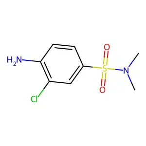 Benzenesulfonamide, 4-amino-3-chloro-N,N-dimethyl- structure