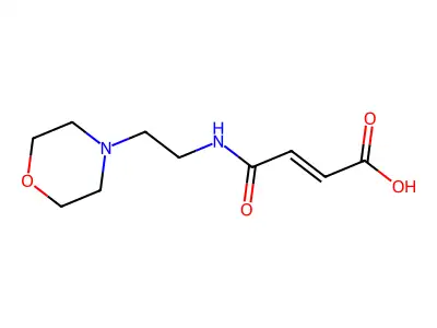 N-[[2-Morpholinoethyl]]maleamic acid structure