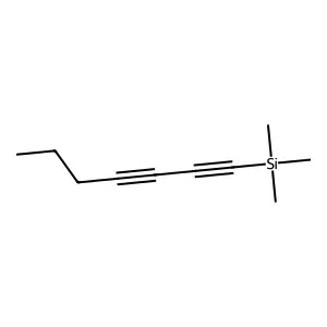 Hepta-1,3-diynyl(trimethyl)silane structure
