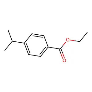 Ethyl 4-propan-2-ylbenzoate structure