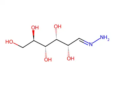 6-Hydrazinylidenehexane-1,2,3,4,5-pentol structure