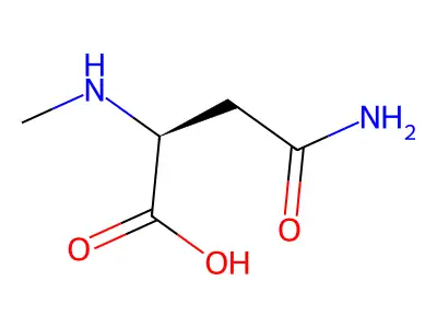D-Asparagine, N-methyl- structure