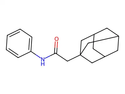 N-Phenyltricyclo[3.3.1.13,7]decane-1-acetamide structure
