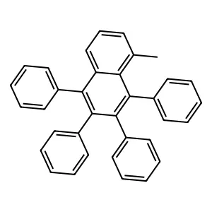 5-Methyl-1,2,3,4-tetraphenylnaphthalene structure