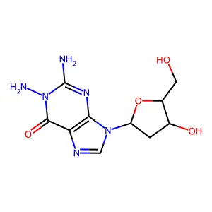 5'-Amino-5'-deoxyguanosine structure