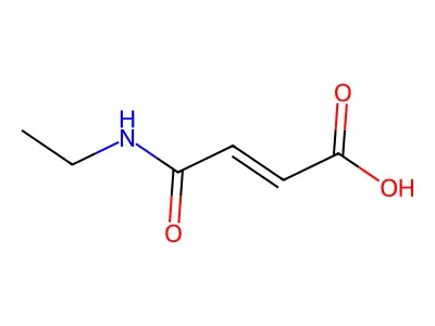 4-(Ethylamino)-4-oxobut-2-enoic acid structure
