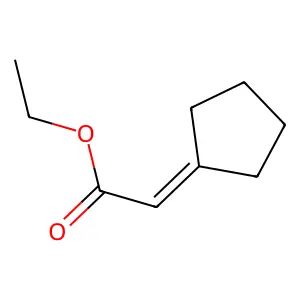Ethyl cyclopentylideneacetate structure