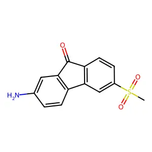 3-(2-methylaziridin-1-yl)-N,N-bis(prop-2-enyl)propanamide structure