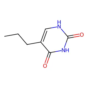 5-Propyluracil structure