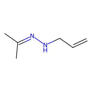 2-Propanone, 2-propenylhydrazone structure