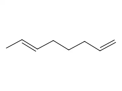 (6E)-octa-1,6-diene structure