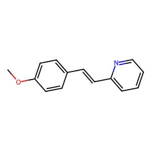Pyridine, 2-[(1E)-2-(4-methoxyphenyl)ethenyl]- structure