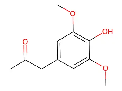 2-Propanone, 1-(4-hydroxy-3,5-dimethoxyphenyl)- structure