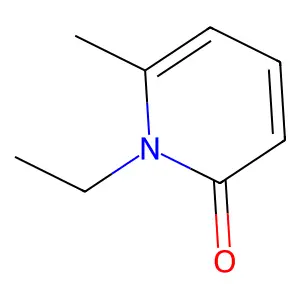 2(1H)-Pyridone, 1-ethyl-6-methyl- structure