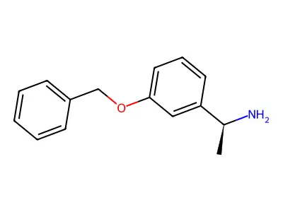 1-[3-(Benzyloxy)phenyl]ethanamine structure