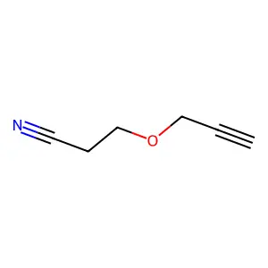 3-(Prop-2-yn-1-yloxy)propanenitrile structure