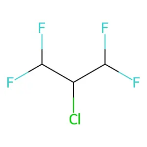 2-Chloro-1,1,3,3-tetrafluoropropane structure