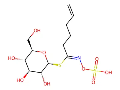 Glucobrassicanapin structure