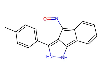 3-(4-Methylphenyl)-4-nitroso-1,2-dihydroindeno[1,2-c]pyrazole structure
