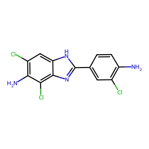 2-(4-Amino-3-chlorophenyl)-4,6-dichloro-1H-benzo[d]imidazol-5-amine structure
