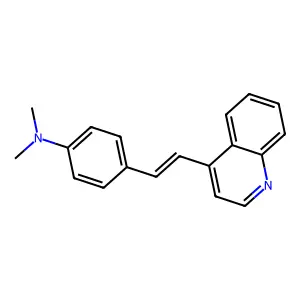 (Z)-N,N-Dimethyl-4-(2-(quinolin-4-yl)vinyl)aniline structure