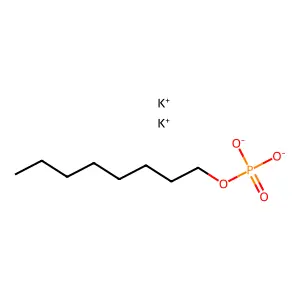 磷酸氢二辛基钾盐 structure