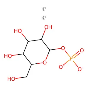 α-D-半乳糖1-(磷酸二氢二钾) structure