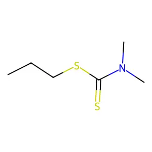 Carbamodithioic acid, dimethyl, propyl ester structure
