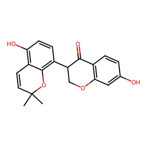 5-脱氧甘草异黄酮F structure