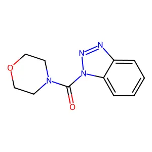 1-(morpholine-4-carbonyl)-1H-1,2,3-benzotriazole structure