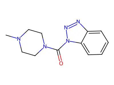 1H-Benzotriazol-1-yl(4-methyl-1-piperazinyl)methanone structure