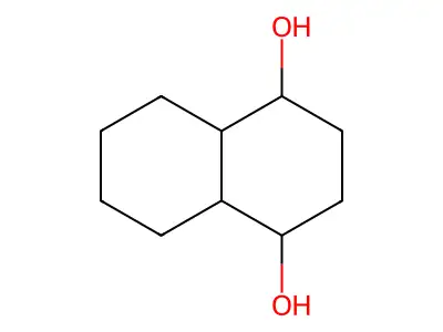 Decahydro-1,4-naphthalenediol structure