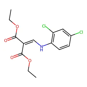 1,3-Diethyl 2-[[(2,4-dichlorophenyl)amino]methylene]propanedioate structure
