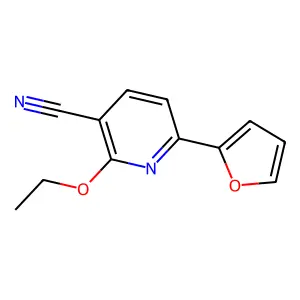 2-Ethoxy-6-(furan-2-yl)pyridine-3-carbonitrile structure