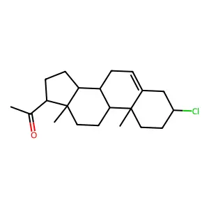3-beta-Chloropregn-5-en-20-one structure