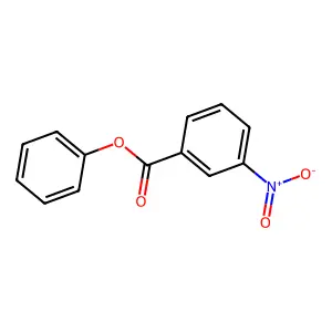 Phenyl 3-nitrobenzoate structure