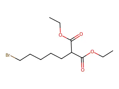 Diethyl (5-bromopentyl)propanedioate structure