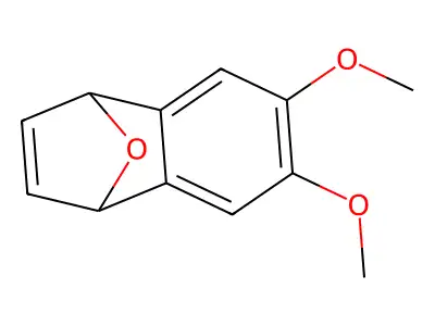 6,7-Dimethoxy-1,4-dihydro-1,4-epoxynaphthalene structure
