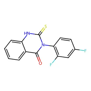 3-(2,4-Difluoro-phenyl)-2-mercapto-3H-quinazolin-4-one structure