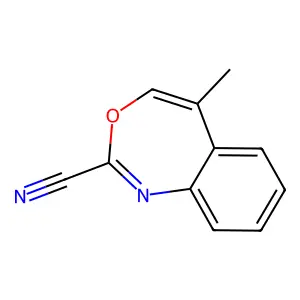 5-Methyl-3,1-benzoxazepine-2-carbonitrile structure