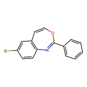 7-Bromo-2-phenyl-3,1-benzoxazepine structure