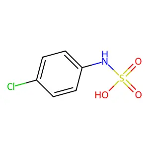 (4-Chlorophenyl)sulfamic acid structure