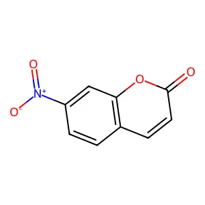 7-Nitrocoumarin structure